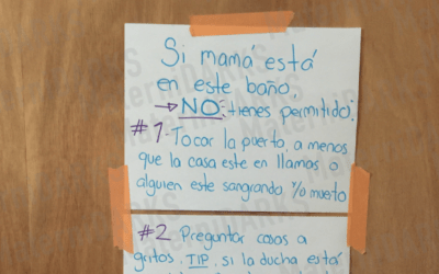 Descarga este cartel para poder ir al baño tranquila